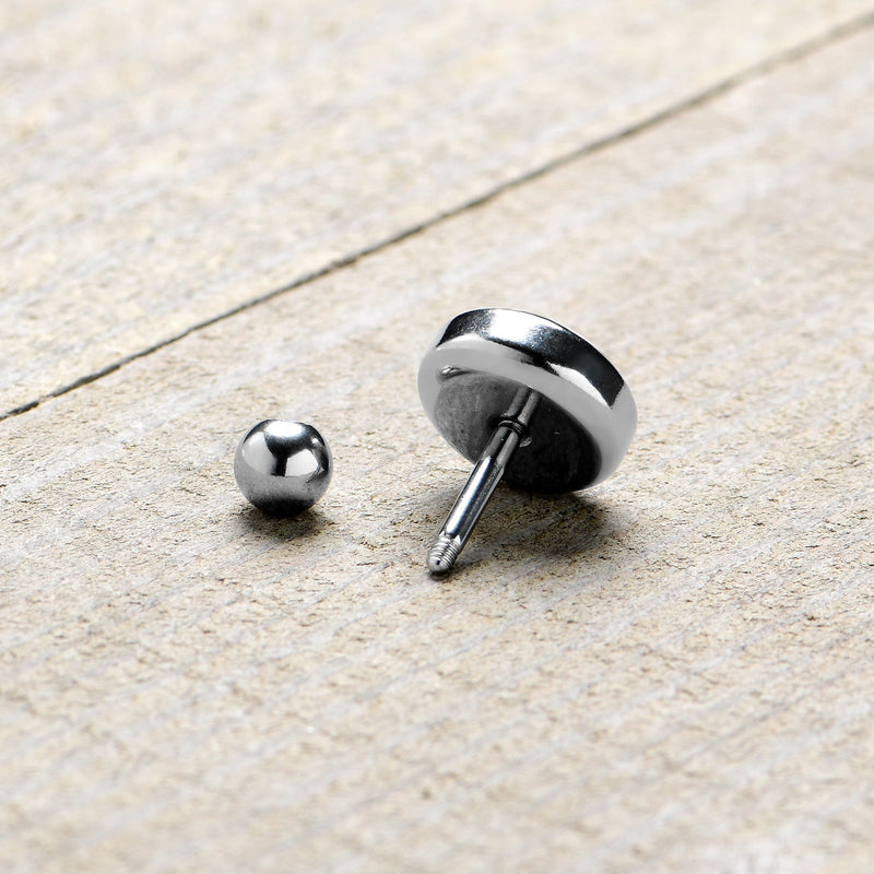 16G 1/4 Retro Pixel Skull Cartilage Tragus Earring by Onyx O