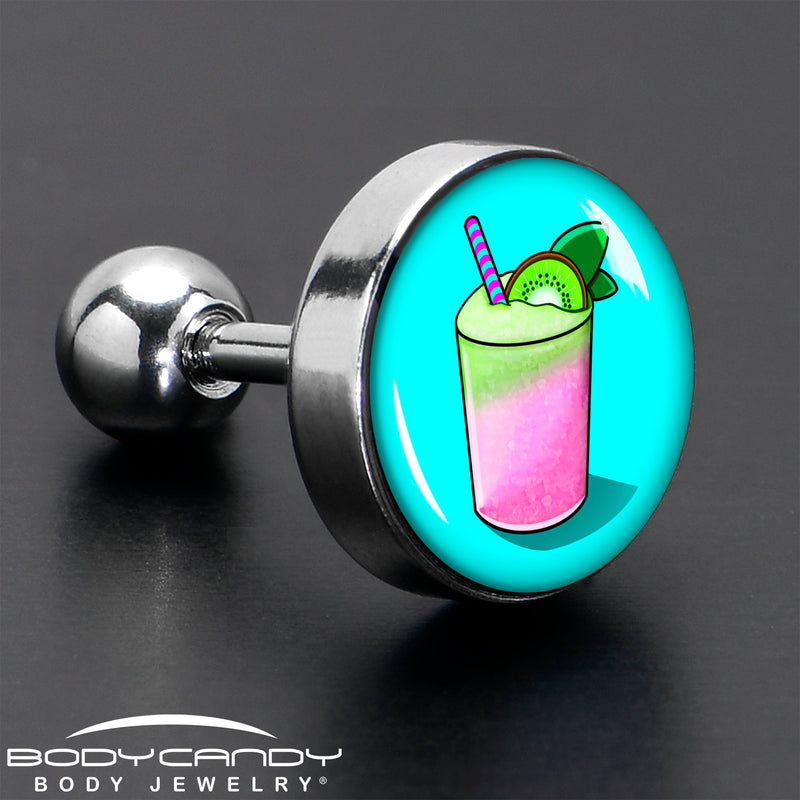 16G 1/4 Summer Drink Cartilage Tragus Earring by Onyx O