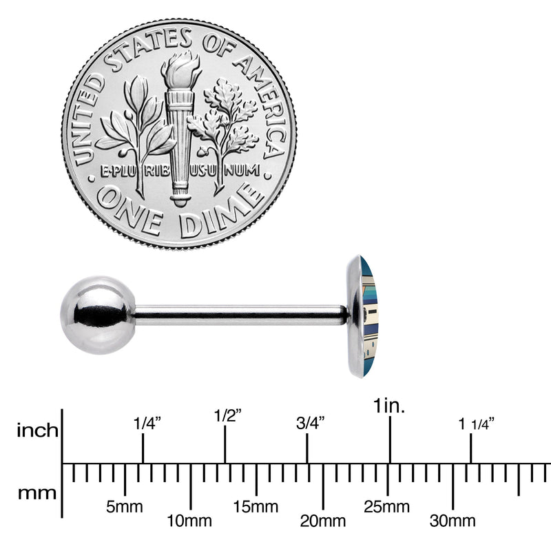 Retro Cassette Tape Barbell Tongue Ring by Onyx O