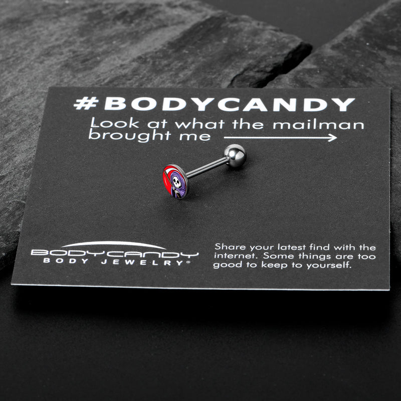 Grim Reaper Barbell Tongue Ring by Onyx O