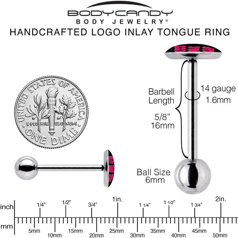 RIZZ ME UP Barbell Tongue Ring by Onyx O
