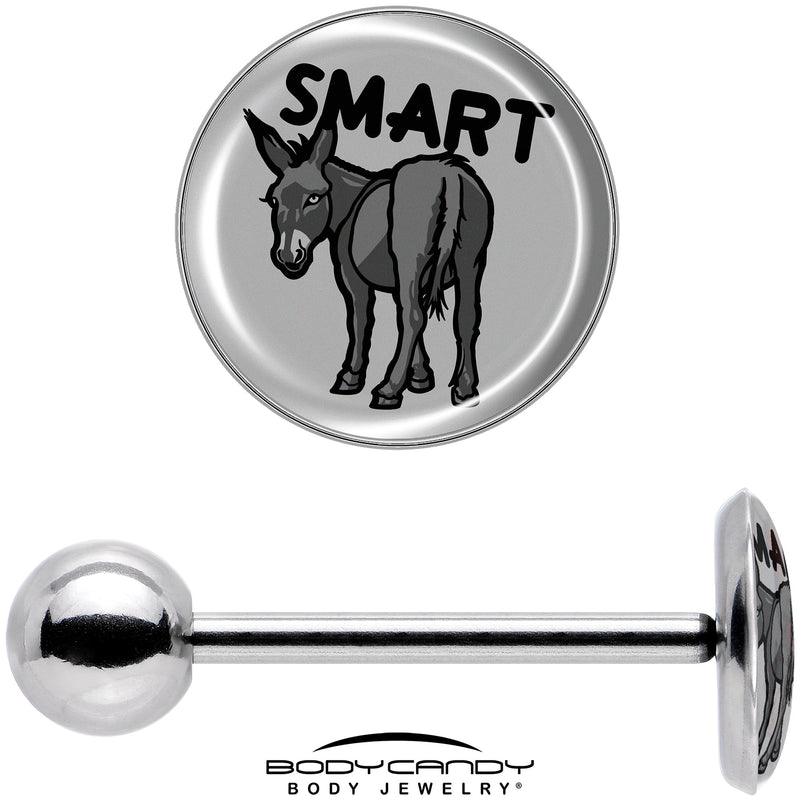 Donkey Smart Ass Barbell Tongue Ring by Onyx O