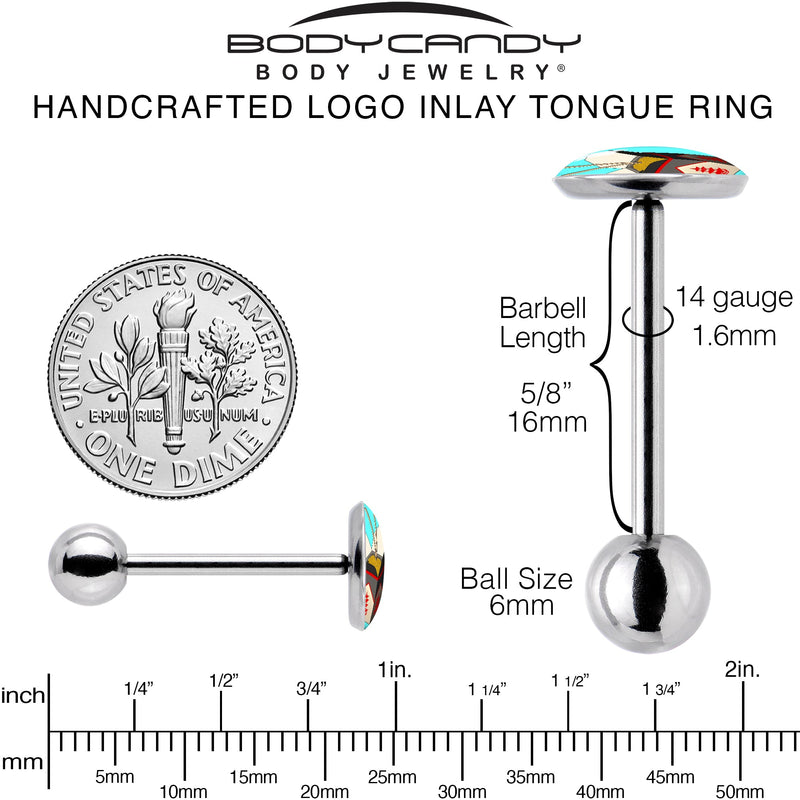 Chinese Take Out Barbell Tongue Ring by Onyx O