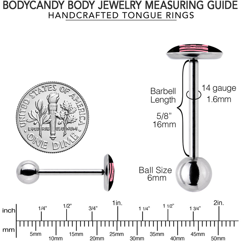 Vibe Barbell Tongue Ring by Onyx O