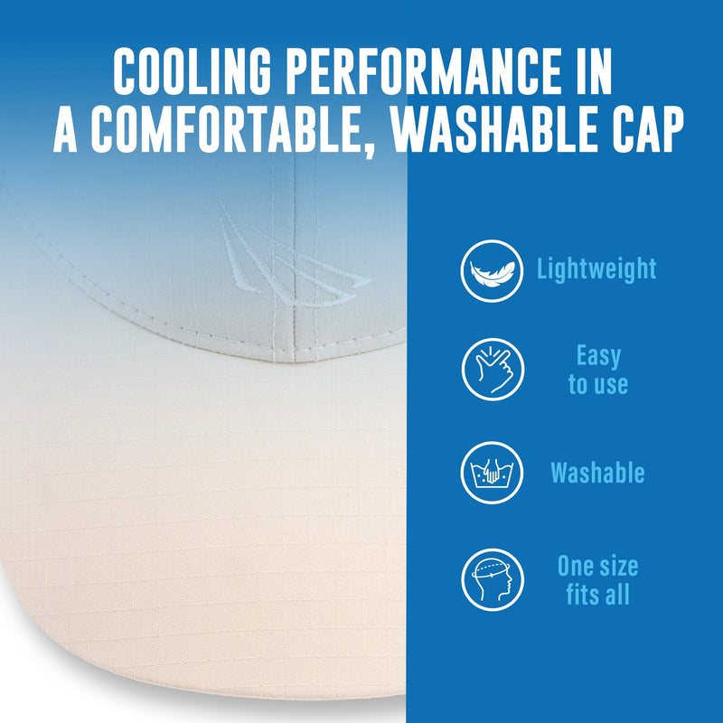 POWERCAP ICE Baseball Hat – Instant Cooling with Reusable Ice Packs UPF 50 Protection