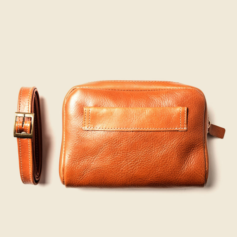 Leather Fanny Pack - Natural