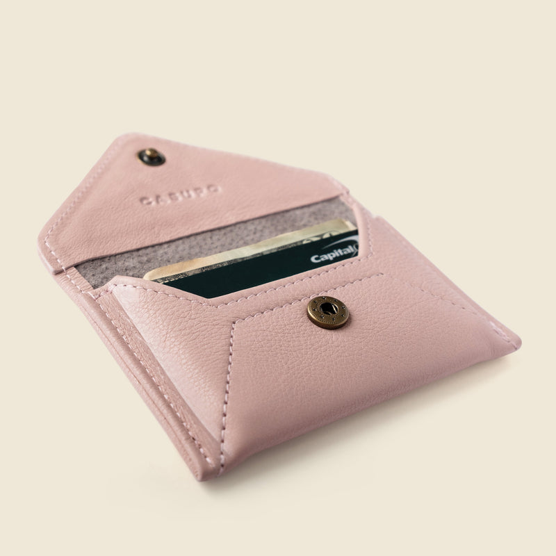 Mini Envelope Wallet With RFID protection - Rose Pink