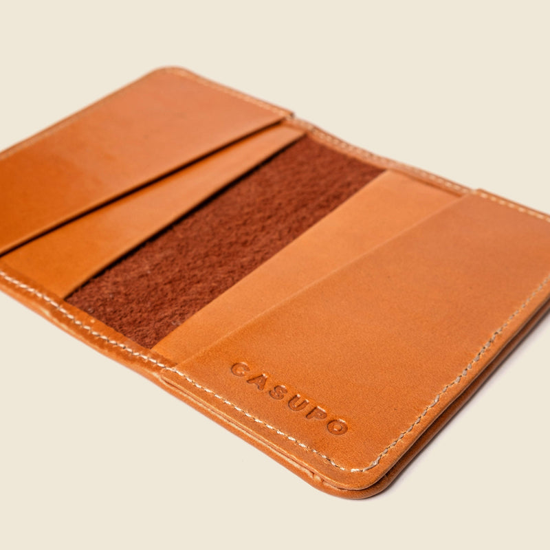 Compact Bifold with RFID Protection - Honey