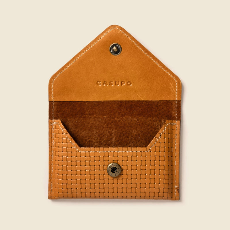 Mini Envelope Wallet With RFID protection - Tan Limited Edition