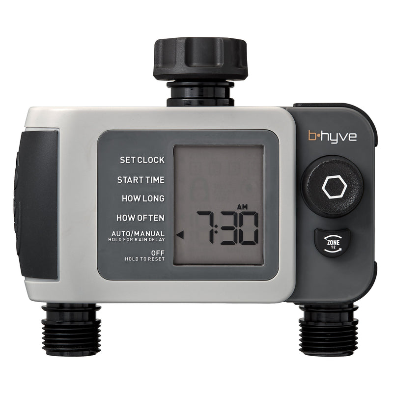 B-hyve XD Bluetooth 2-Outlet Hose Faucet Timer | 24632