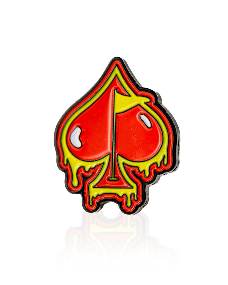 Flamin' Spade Ball Marker