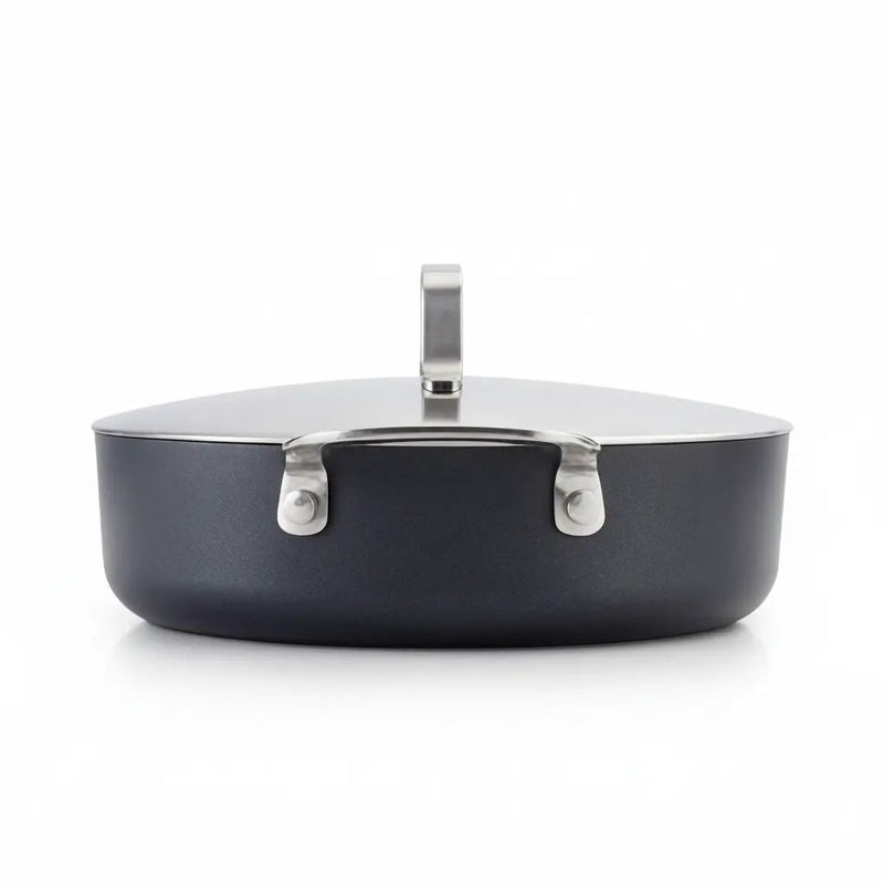 Ceramic Nonstick Sauté Pan with Lid, 3.5-Qt