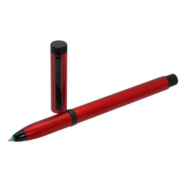 Sherpa Matte Red and Black Stick Ballpoint Pen Cover