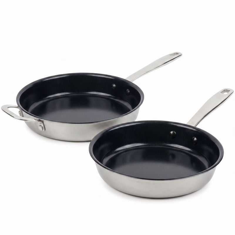 5-Ply Nonstick Stainless Frying Pan