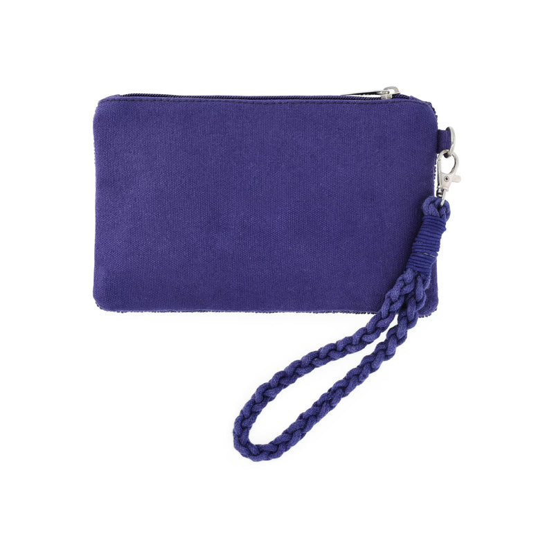 No Boundaries Women's Beaded Wristlet, Navy Sardines