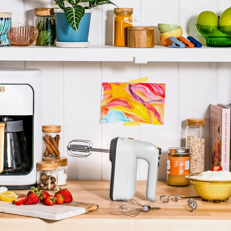 Results for "beautiful 6-speed electric hand mixer, white icing by drew barrymore