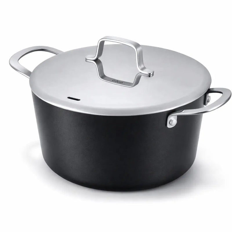 Ceramic Nonstick Stock Pot with Lid, 4.5-Qt