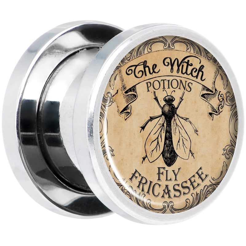 Witches Brew Fly Fricassee Halloween Plug Set  0G to 20mm