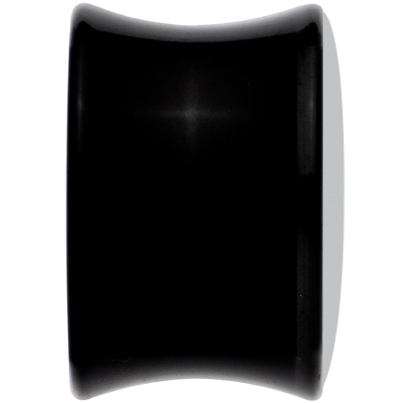 Black Acrylic Pink Grenade Saddle Plug Set 9/16