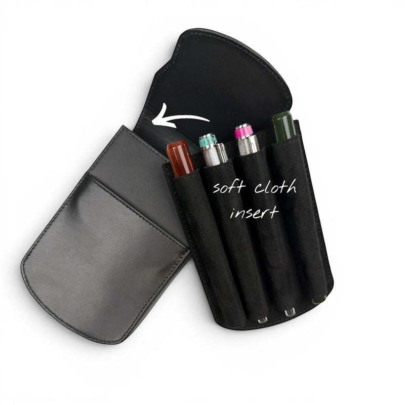 Piper 4 Pen Case - Leather