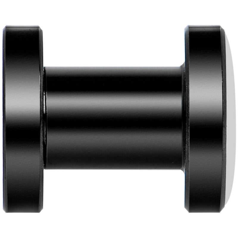 Black White Tiger Eyes Black Anodized Screw Fit Plug Set 4G