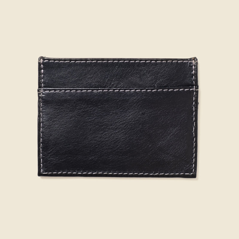 Slim Card Holder Wallet with RFID Protection - Black