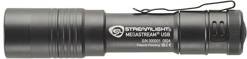 Streamlight MegaStream® Rechargeable USB LED Flashlight Black 66210