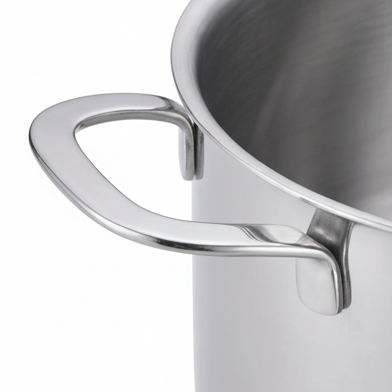 5-Ply Stainless Stock Pot with Lid, 7-Qt