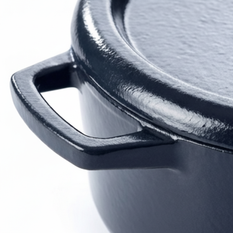 Enameled Cast Iron Round Dutch Oven, 5-Qt