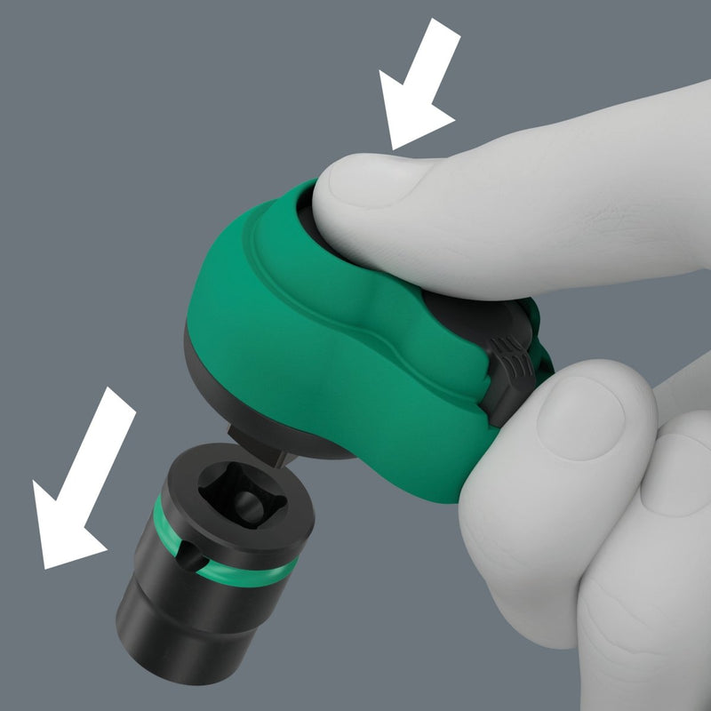 Wera 8010 B Zyklop Comfort Ratchet Wrench 3/8" Drive 05005540001