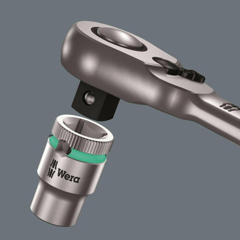 Wera 8100 SA 11 Zyklop Metal Switch Socket Wrench Set 1/4" Drive SAE 05004021001