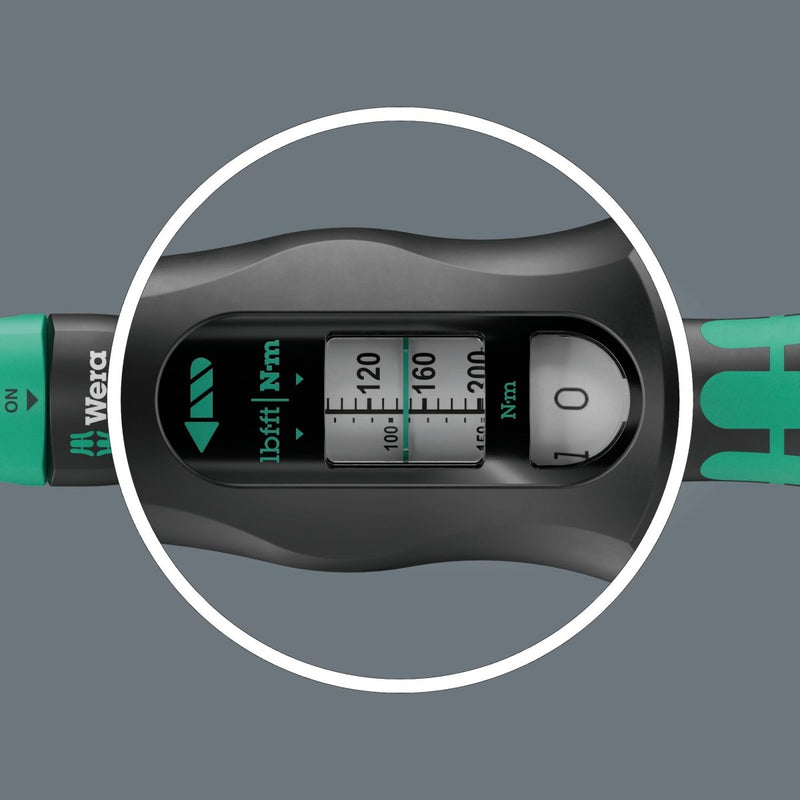 Wera Click-Torque Lock C 3 R/L Torque Wrench 40 - 200 Nm 1/2" Drive 05075695001