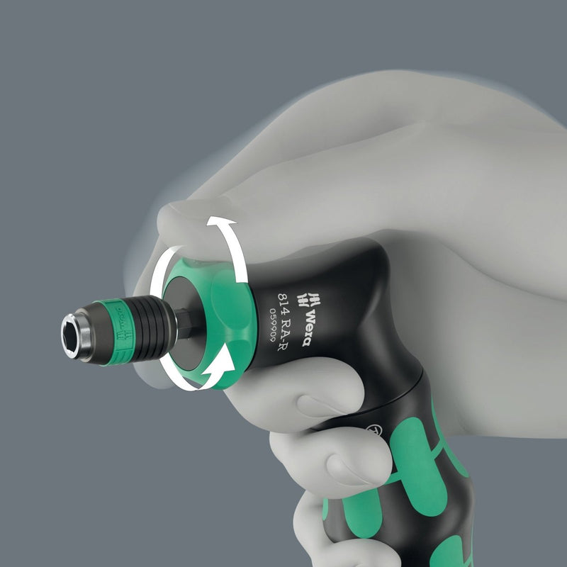 Wera Kraftform Kompakt Pistol RA-R 2 Ratcheting Screwdriver Set 05051536001