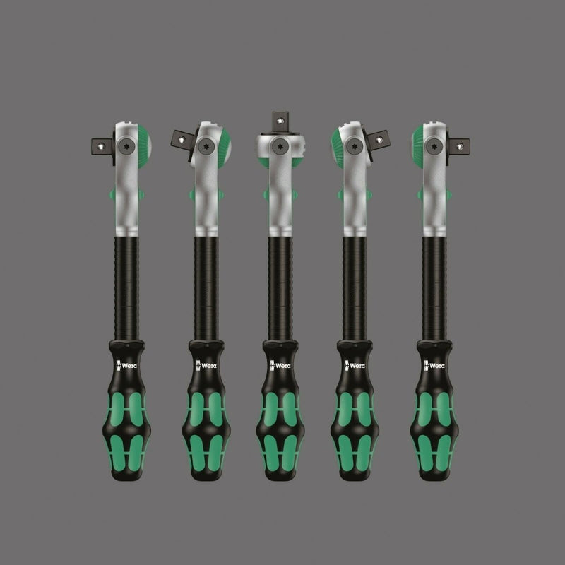 Wera Kraftform Kompakt Zyklop MS1 Metal Speed Socket Wrench Set 1/4" 05135949001