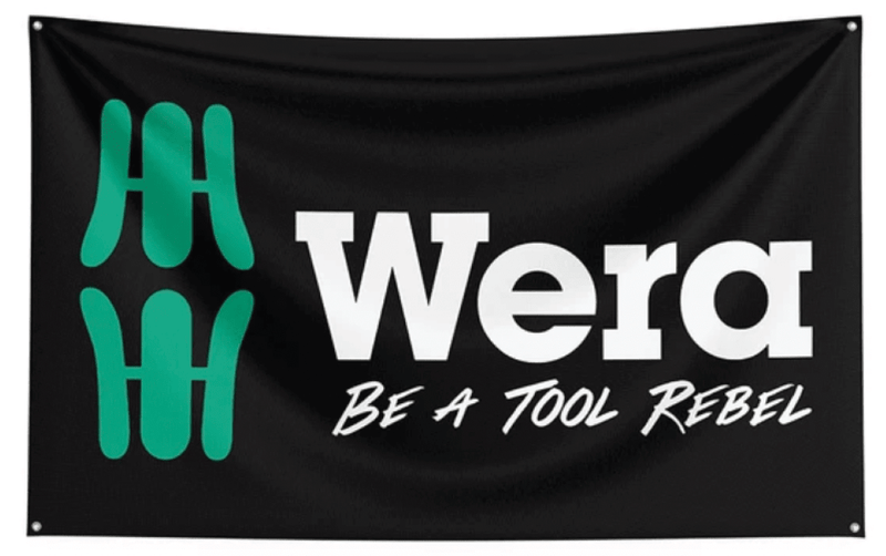Wera Tool Rebel Flag 3' x 5' WERATRFLAG